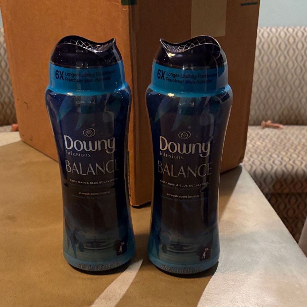NWT Downy Infusions Balance Scent Booster 2 pack-balance crisp rain & eucalyptus